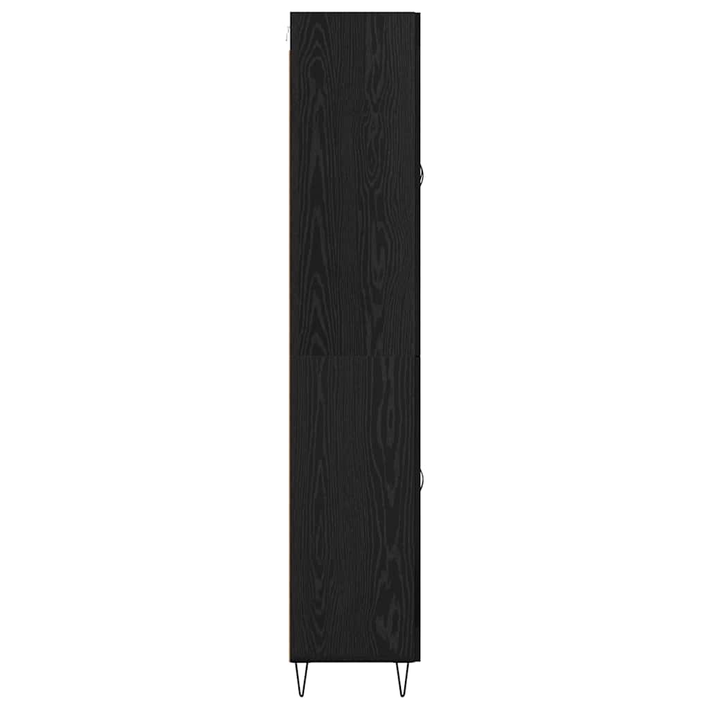 Magasfiú fiókkal Fekete tölgy 69,5 x 34 x 90 cm Faanyag