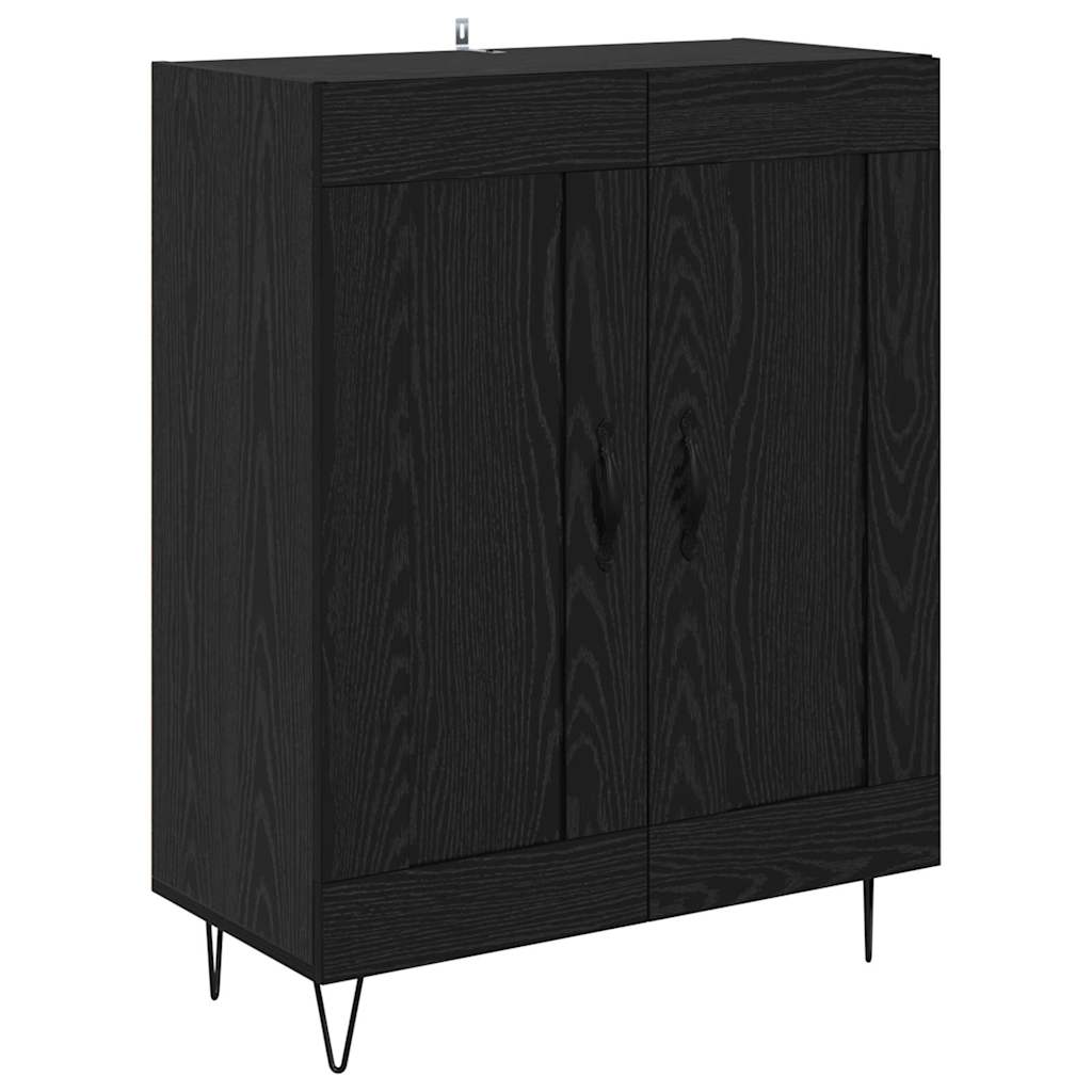 Magasfiú Fekete tölgy 69,5 x 34 x 90 cm Szerelt Fa
