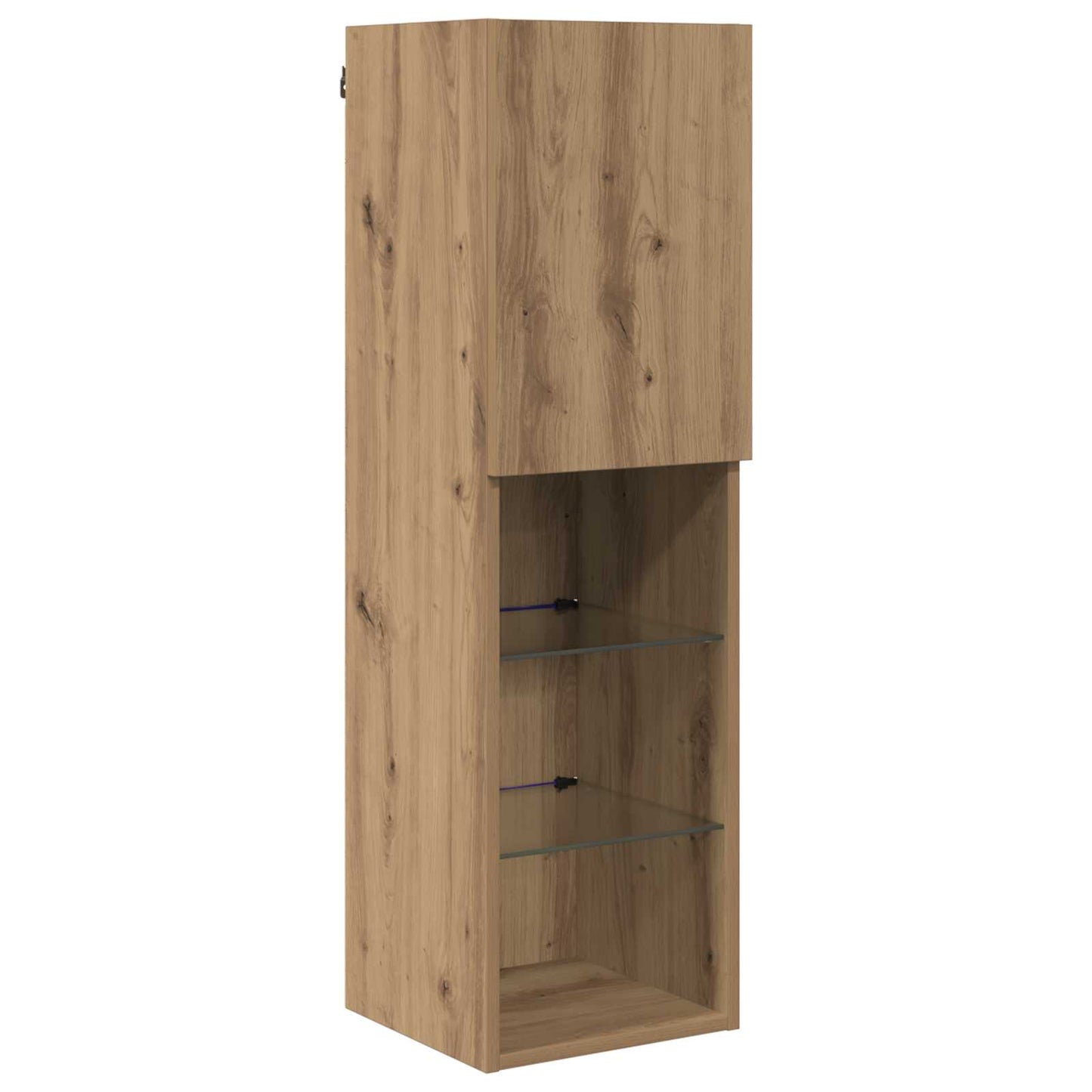 TV falit kabinet szett 7 pcs Artisan tölgy Szerelt Fa