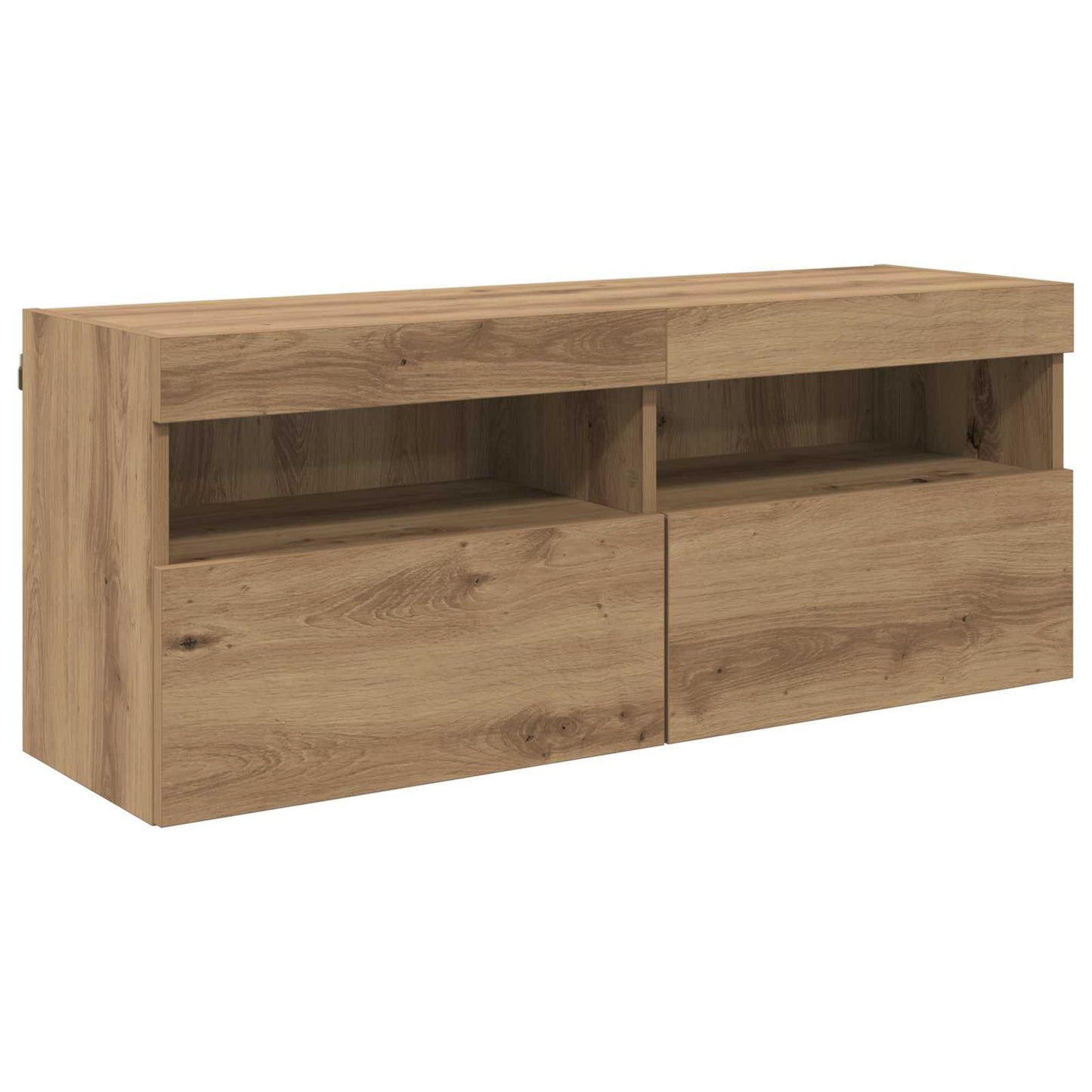 TV falit kabinet szett 7 pcs Artisan tölgy Szerelt Fa