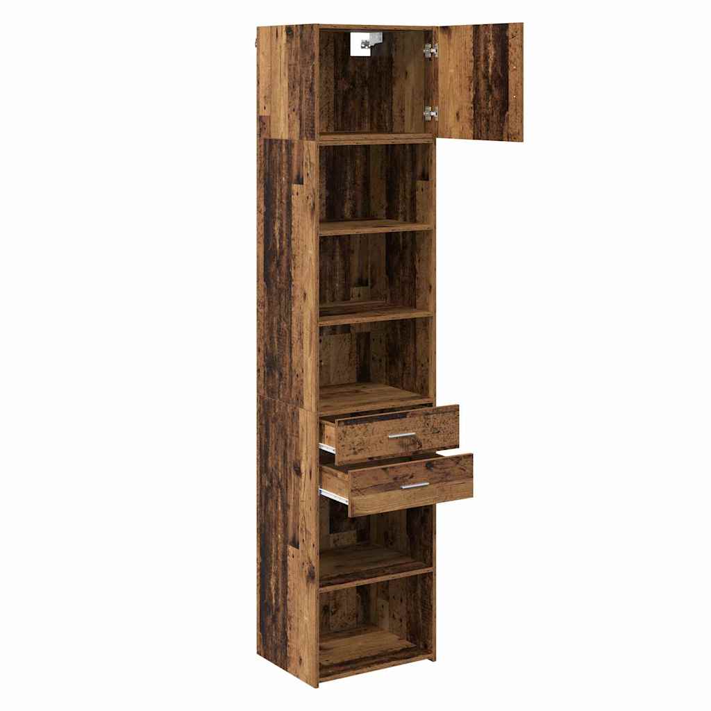 Magasfiú Falra szerelhető Öreg fa 50 x 42,5 x 225 cm Faanyag