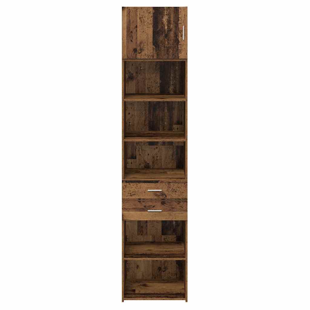 Magasfiú Falra szerelhető Öreg fa 50 x 42,5 x 225 cm Faanyag
