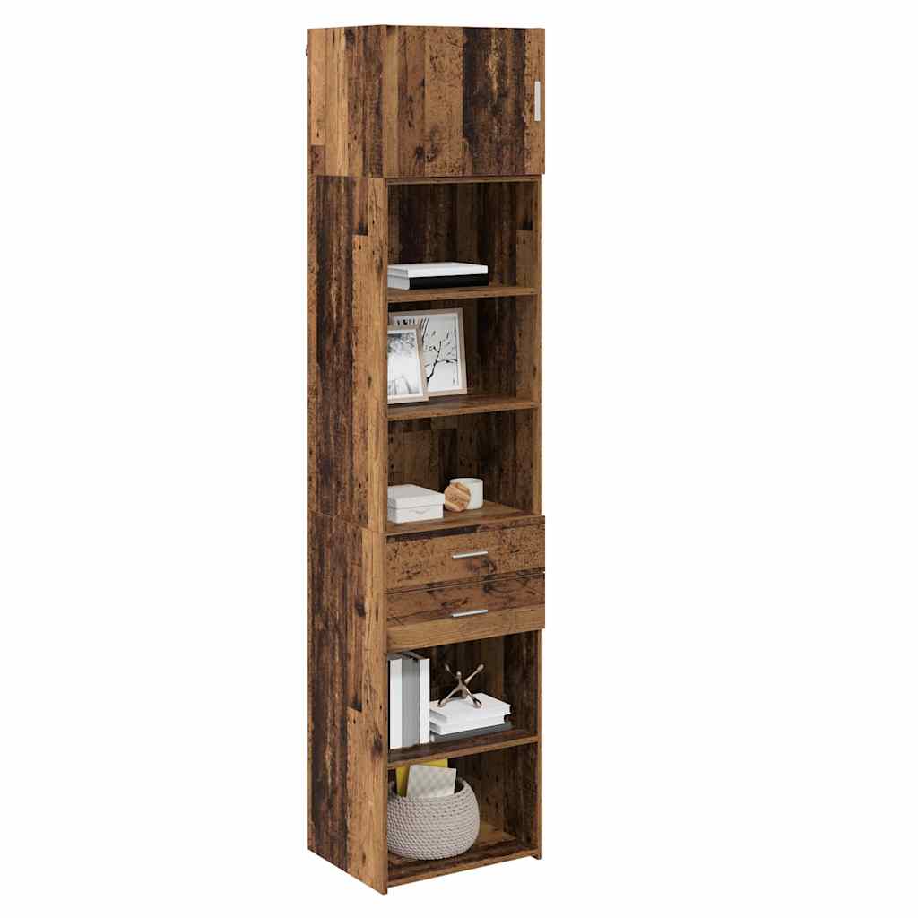 Magasfiú Falra szerelhető Öreg fa 50 x 42,5 x 225 cm Faanyag