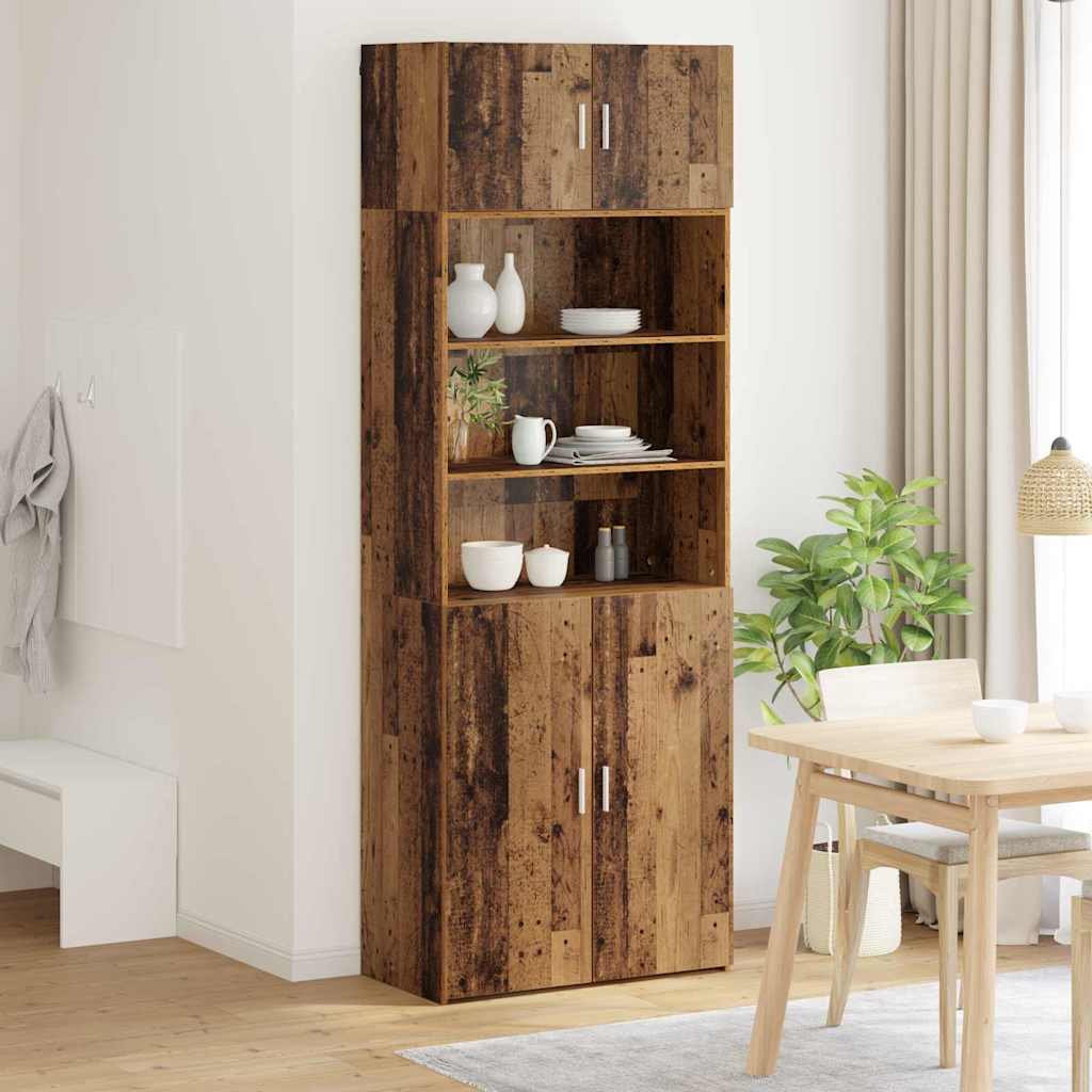 Tárolószekrény Öreg fa 80 x 42,5 x 225 cm Szerelt Fa