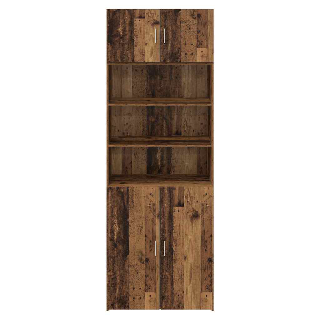 Tárolószekrény Öreg fa 80 x 42,5 x 225 cm Szerelt Fa