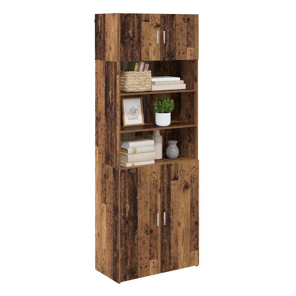 Tárolószekrény Öreg fa 80 x 42,5 x 225 cm Szerelt Fa
