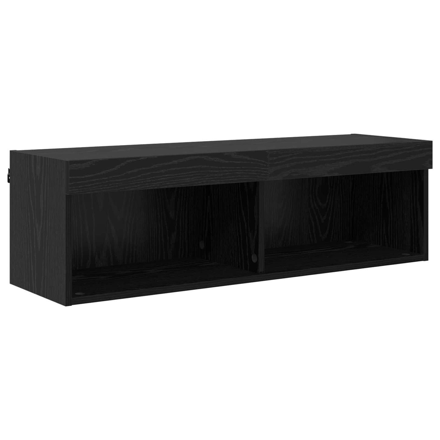 TV Fali Egységek LED-del 5 pcs 40,5 x 30 x 102 cm Fekete tölgy