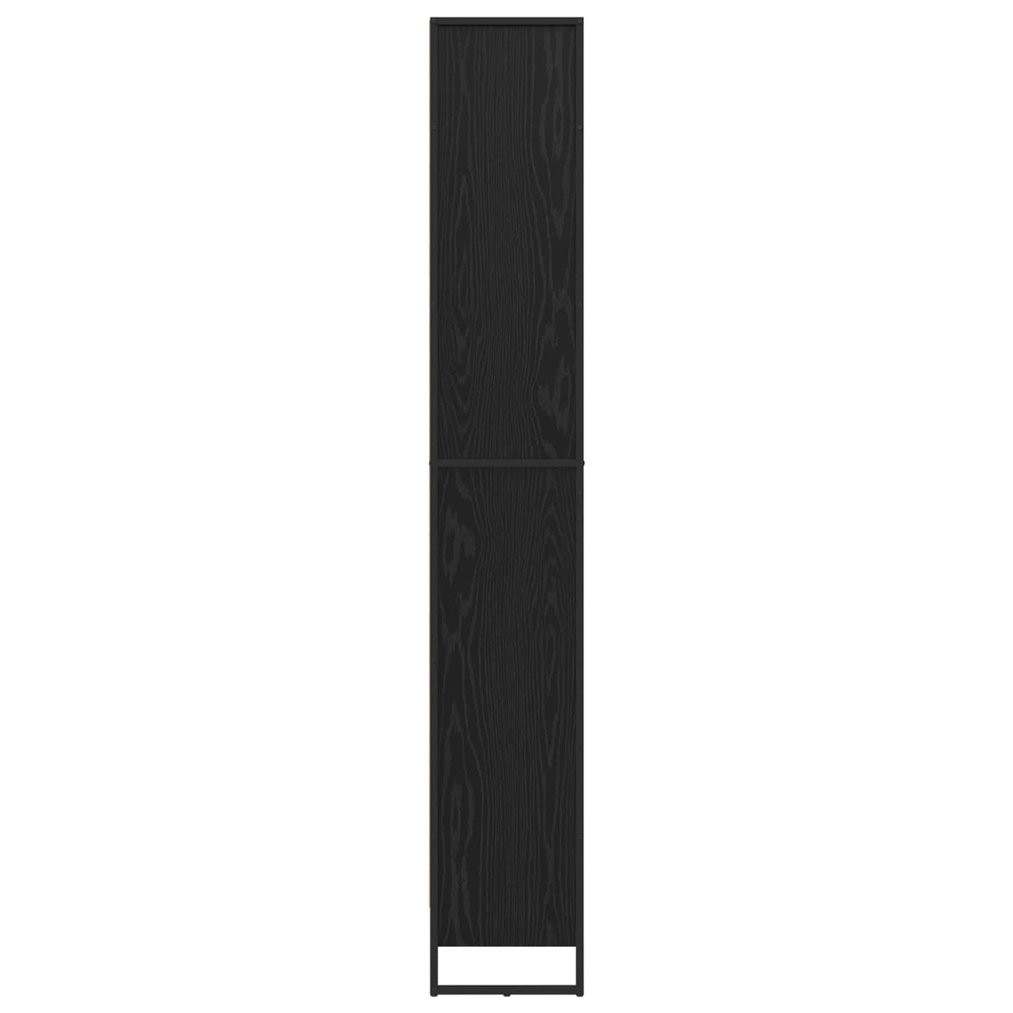Könyvespolc 60 x 30 x 189,5 cm Szerelt Fa Fekete tölgy