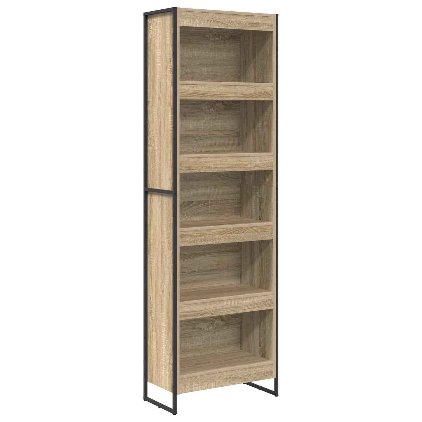 Könyvespolc 60 x 30 x 189,5 cm Szerelt Fa Sonoma