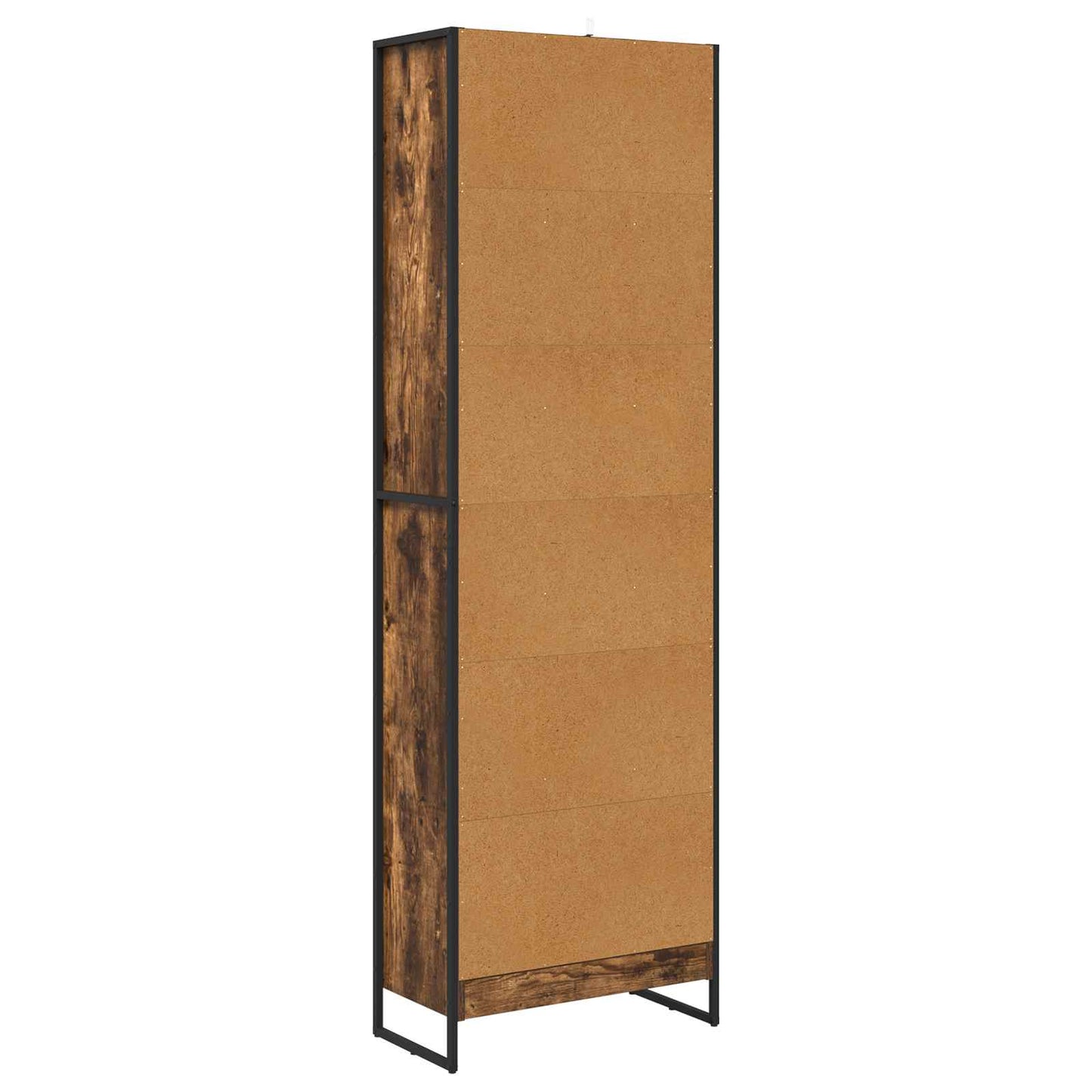 Könyvespolc 60 x 30 x 189,5 cm Szerelt Fa Füstös tölgy