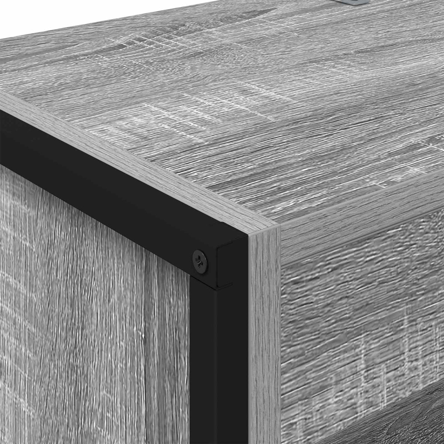 Könyvespolc 60 x 30 x 189,5 cm Szerelt Fa Szürke Sonoma