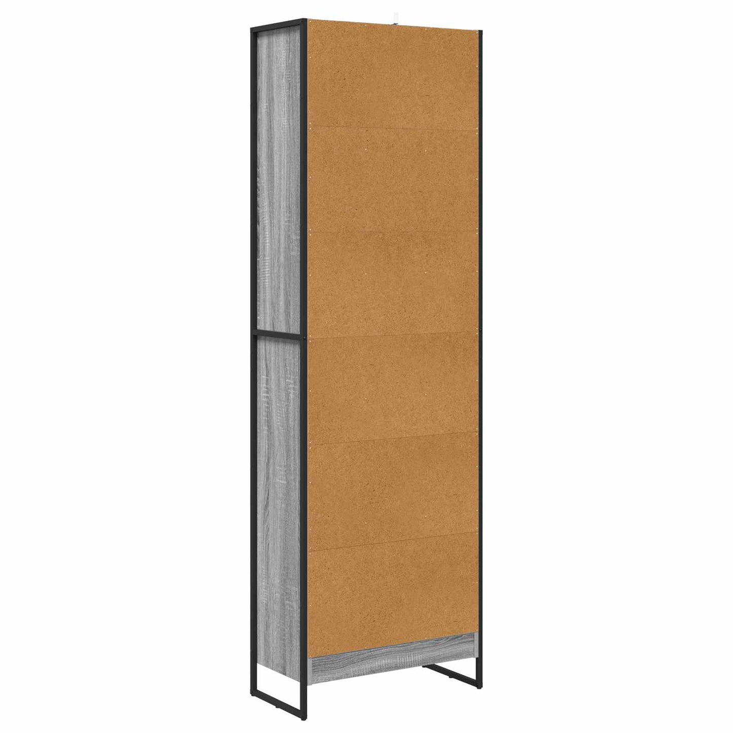 Könyvespolc 60 x 30 x 189,5 cm Szerelt Fa Szürke Sonoma