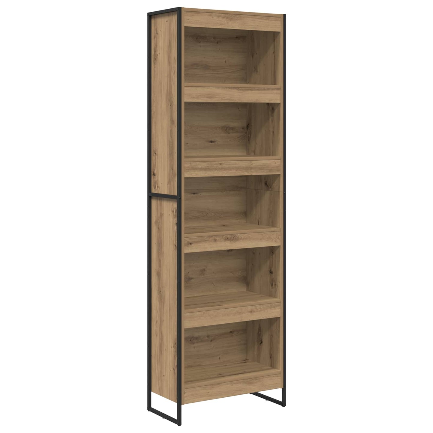 Könyvespolc 60 x 30 x 189,5 cm Szerelt Fa Művészi tölgy