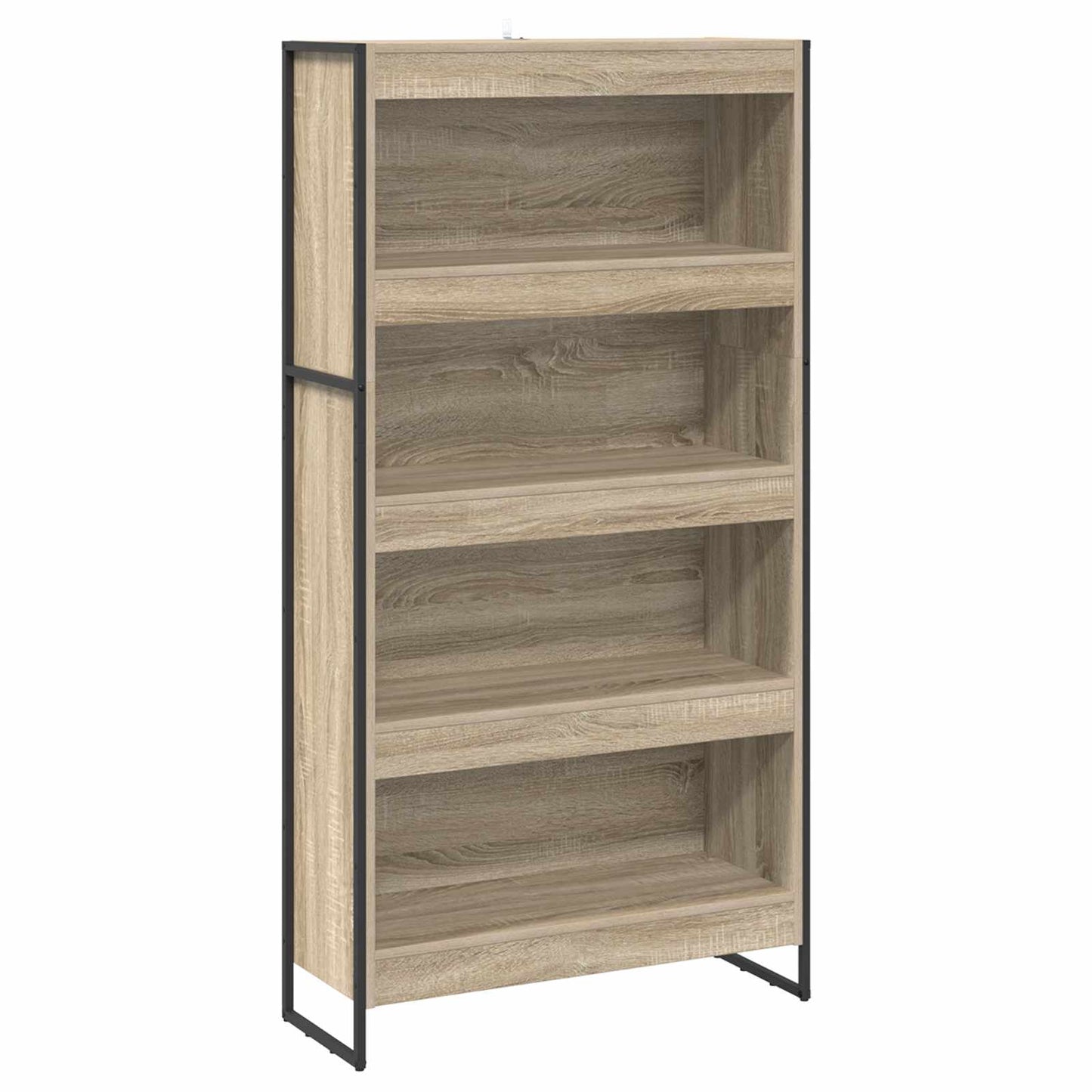 Könyvespolc 80 x 30 x 155 cm Szerelt Fa Sonoma