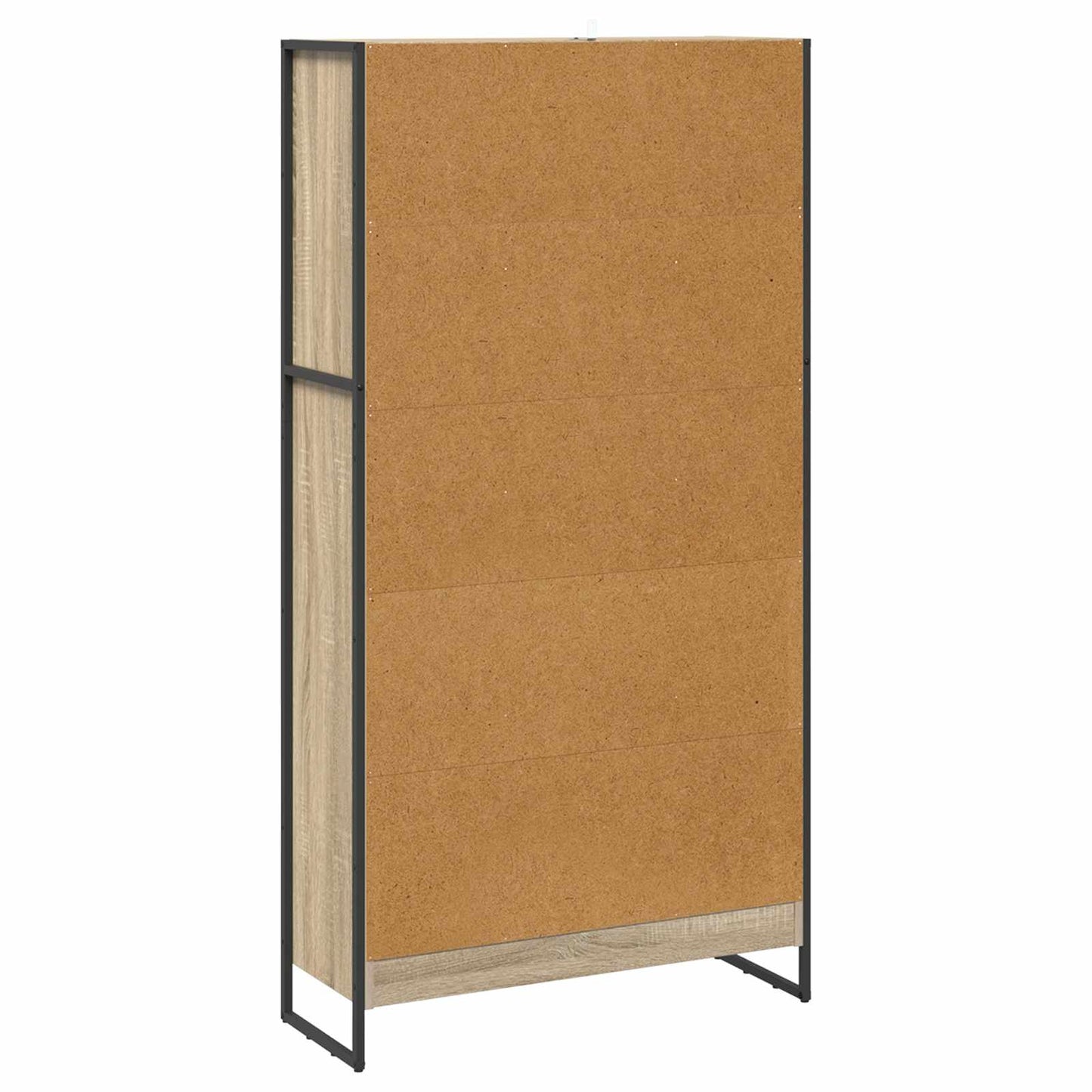 Könyvespolc 80 x 30 x 155 cm Szerelt Fa Sonoma