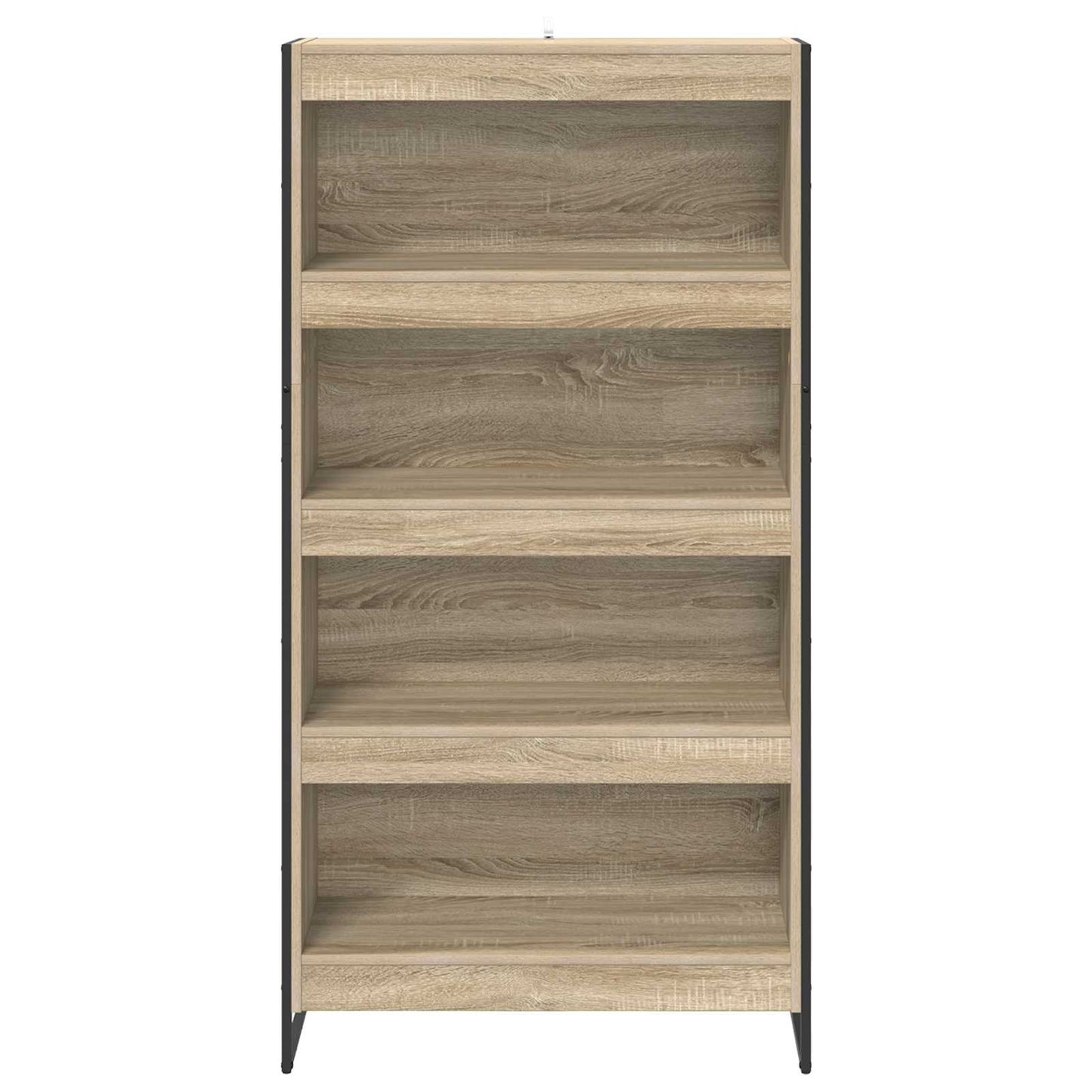 Könyvespolc 80 x 30 x 155 cm Szerelt Fa Sonoma