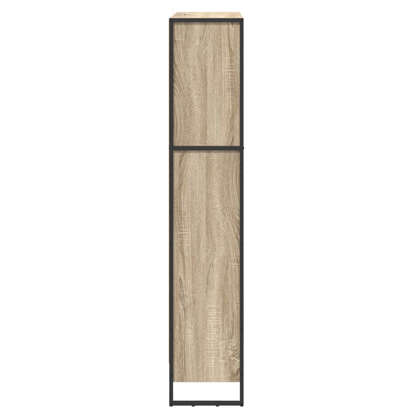 Könyvespolc 80 x 30 x 155 cm Szerelt Fa Sonoma