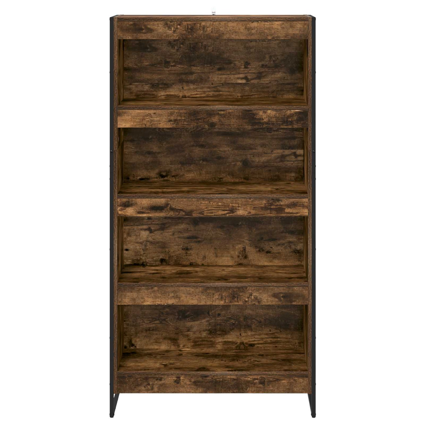 Könyvespolc 80 x 30 x 155 cm Szerelt Fa Füstös tölgy