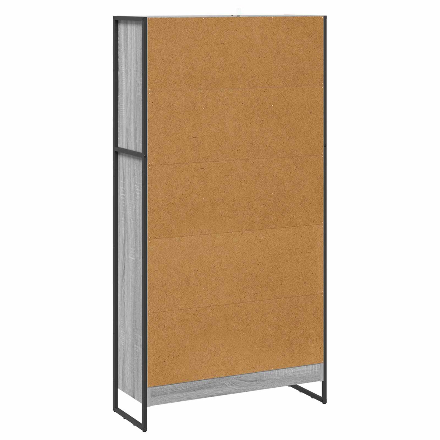 Könyvespolc 80 x 30 x 155 cm Szerelt Fa Szürke Sonoma