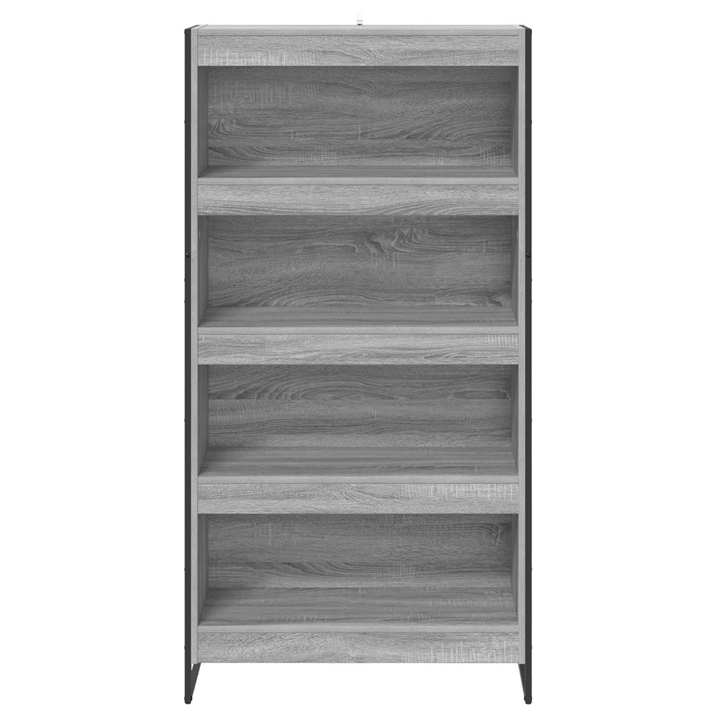 Könyvespolc 80 x 30 x 155 cm Szerelt Fa Szürke Sonoma