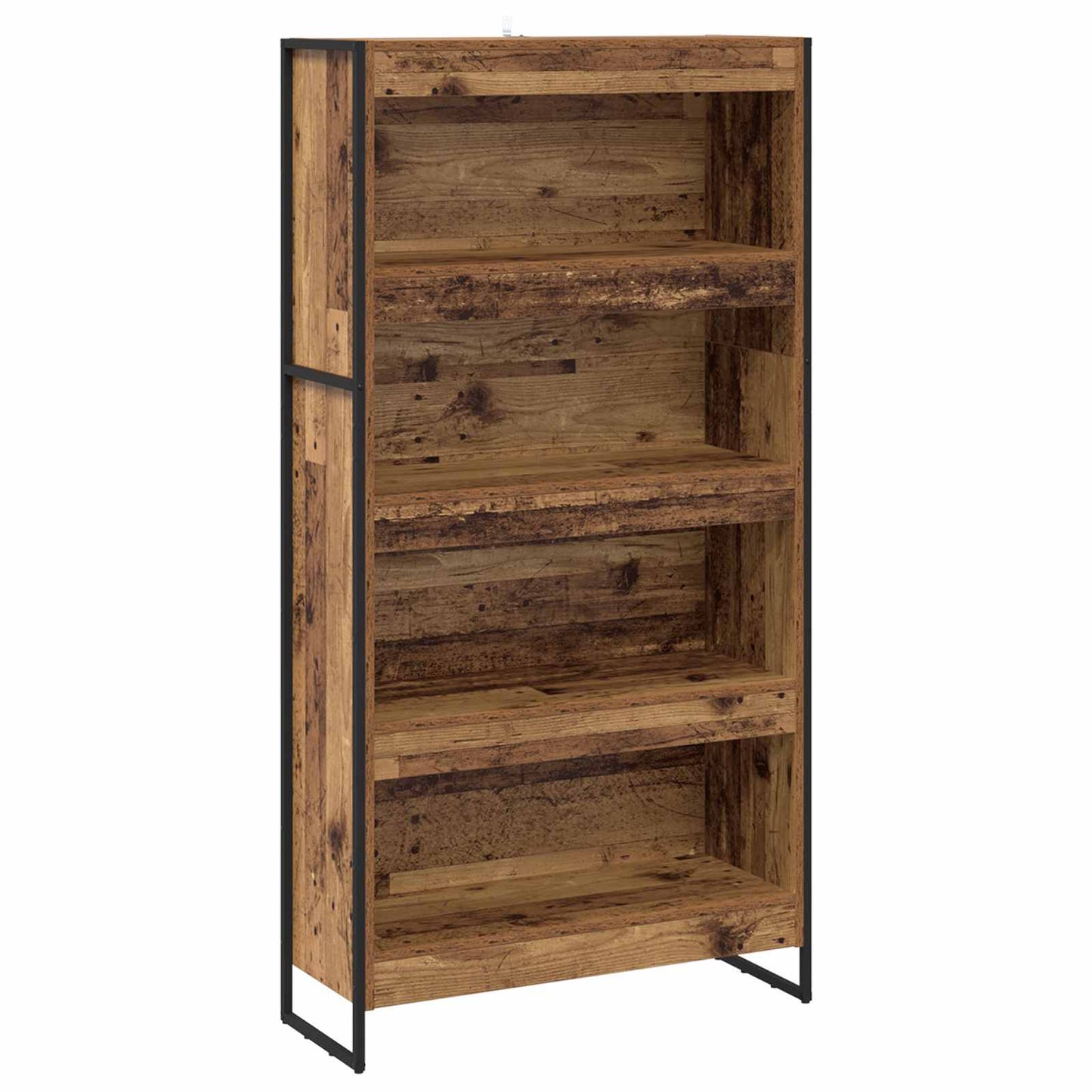 Könyvespolc 80 x 30 x 155 cm Faanyag Öreg fa