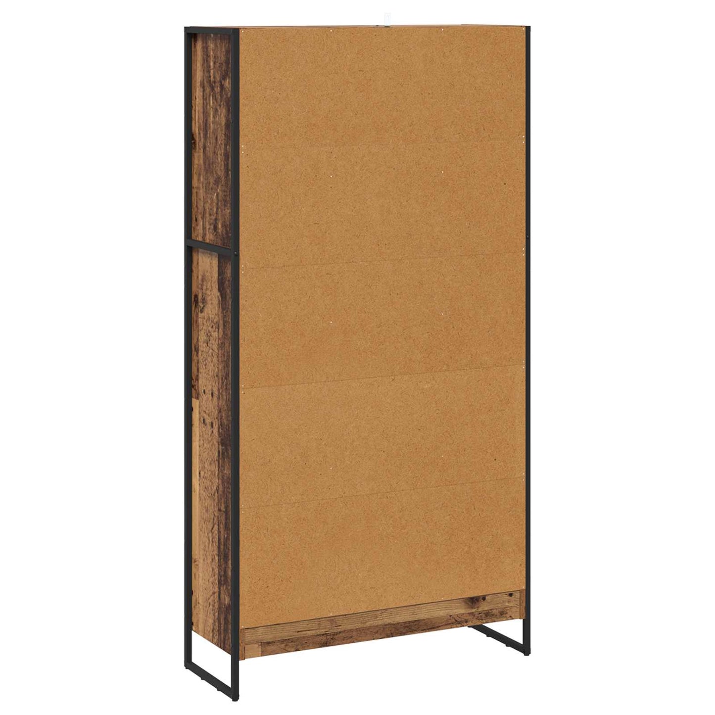 Könyvespolc 80 x 30 x 155 cm Faanyag Öreg fa