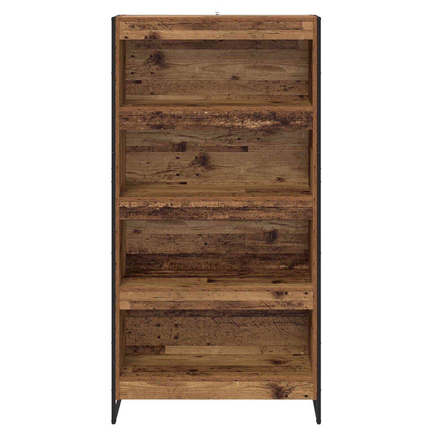 Könyvespolc 80 x 30 x 155 cm Faanyag Öreg fa
