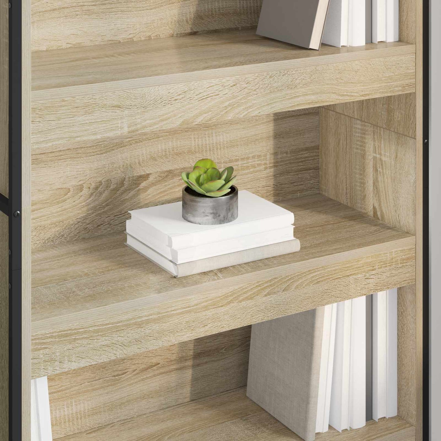 Könyvespolc 80 x 30 x 189,5 cm Faanyag Sonoma