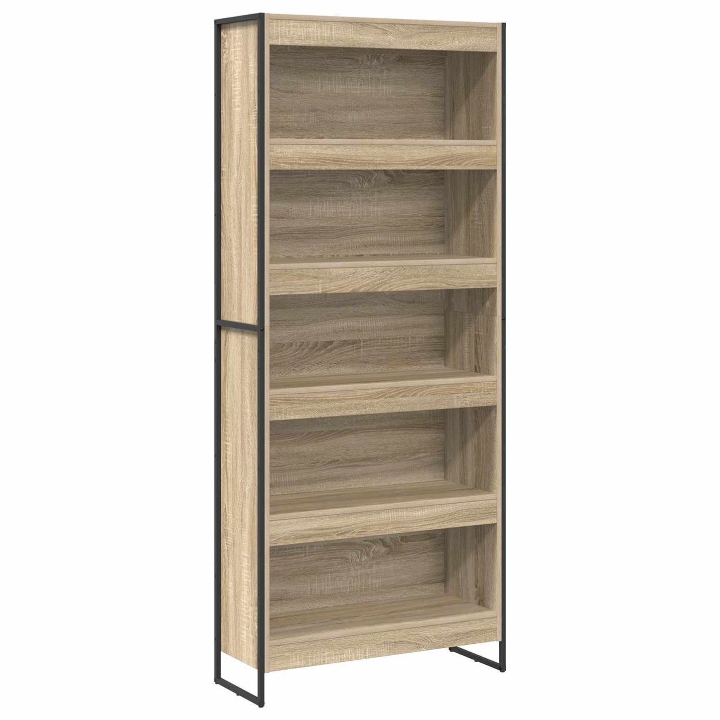 Könyvespolc 80 x 30 x 189,5 cm Faanyag Sonoma
