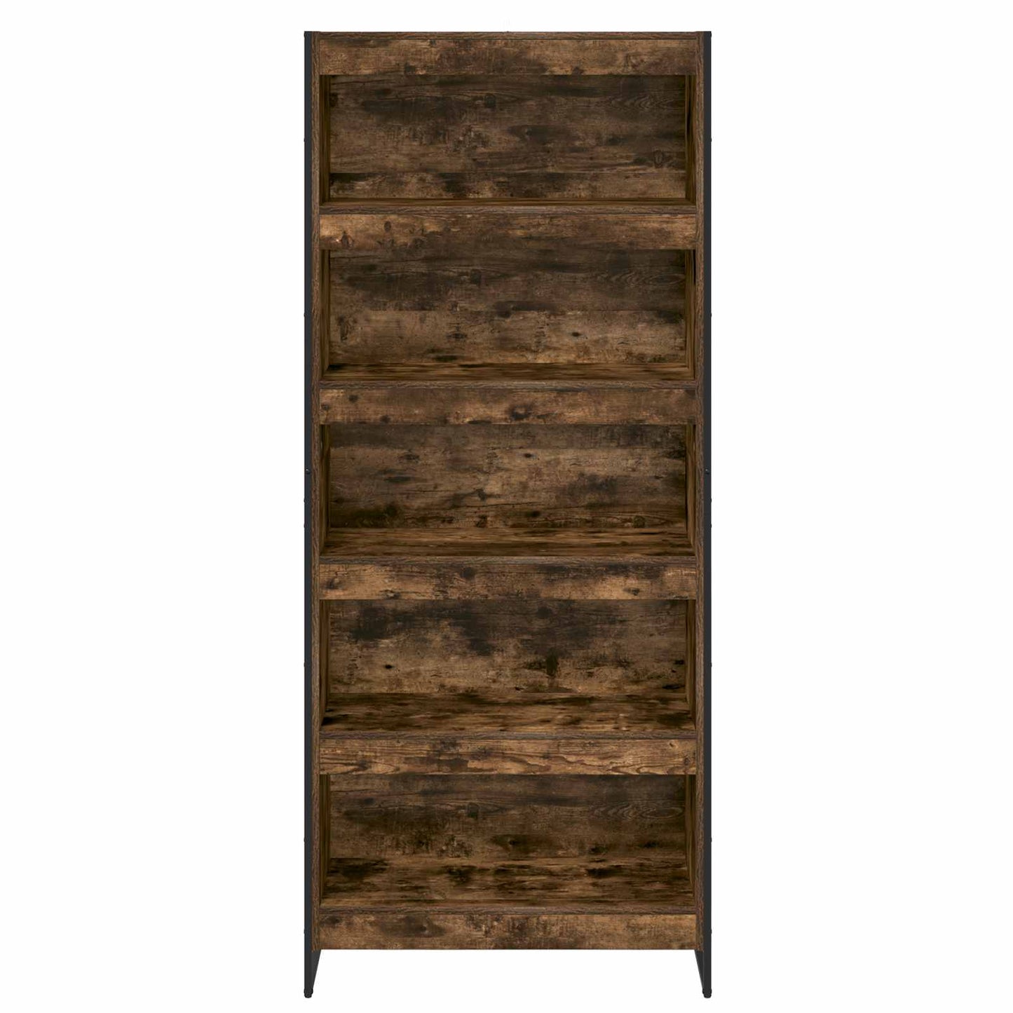 Könyvespolc 80 x 30 x 189,5 cm Szerelt Fa Füstös tölgy