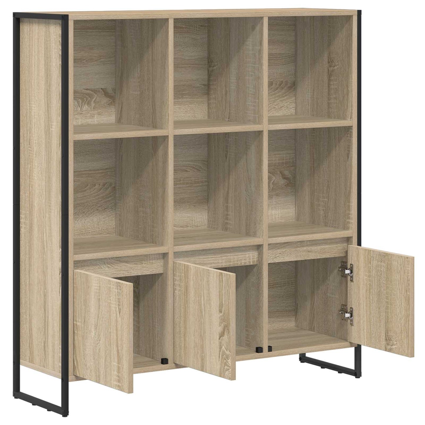 Könyvespolc 99,5 x 30 x 108 cm Szerelt Fa Sonoma
