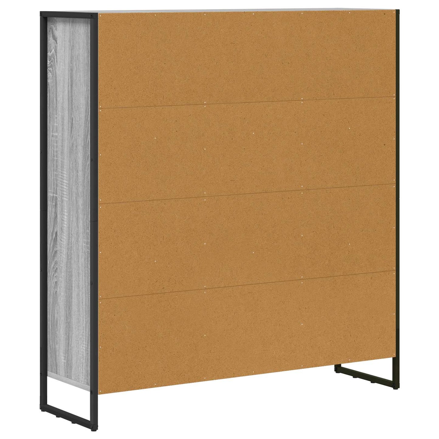 Könyvespolc 99,5 x 30 x 108 cm Szerelt Fa Szürke Sonoma