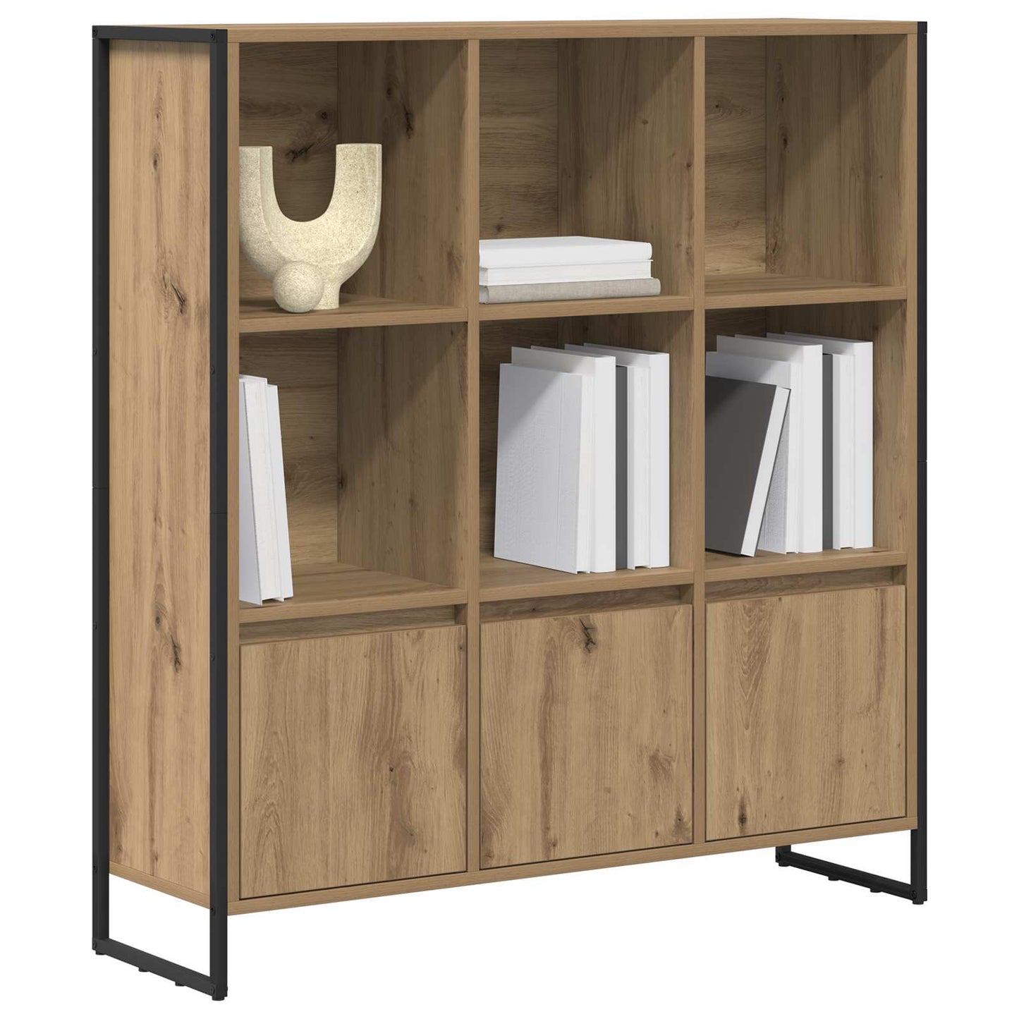 Könyvespolc 99,5 x 30 x 108 cm Faanyag Művészi tölgy