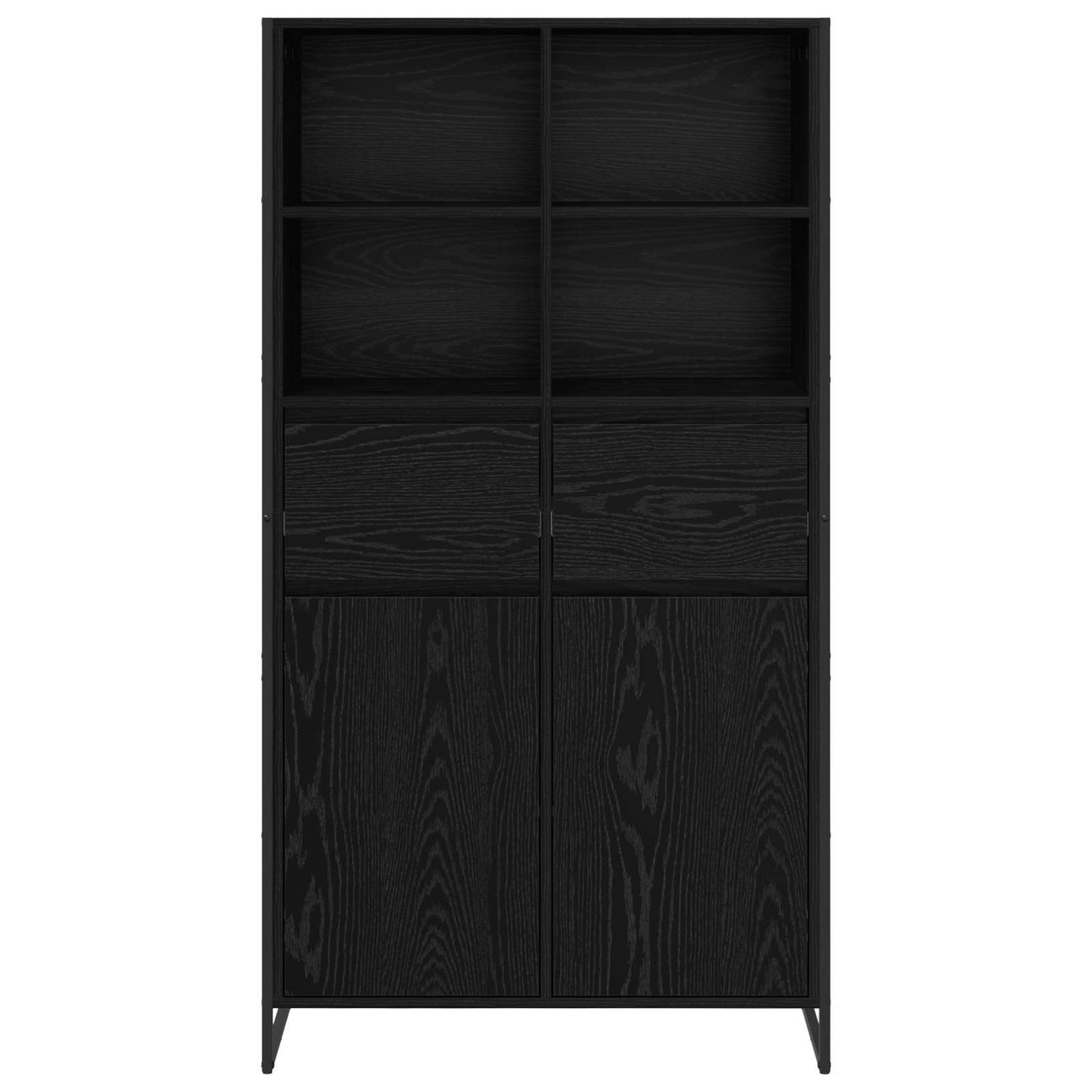 Széf Fekete tölgy 81 x 36 x 150.5 cm Szerelt Fa