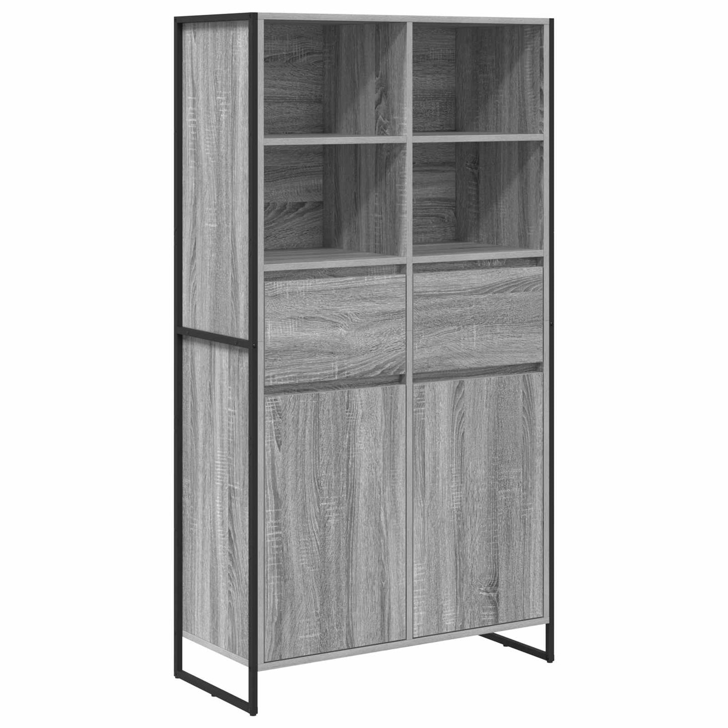 Széf Szürke Sonoma 81 x 36 x 150.5 cm Szerelt Fa