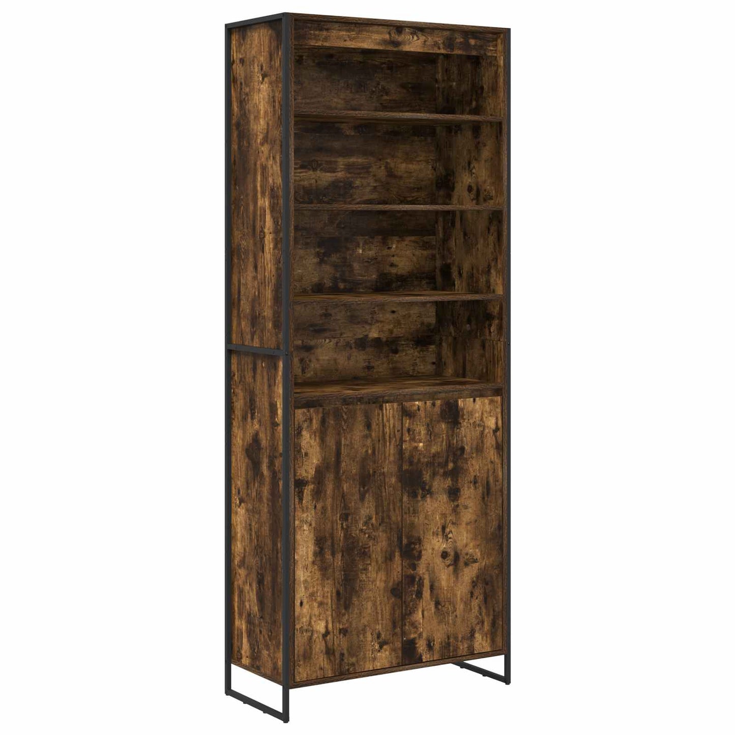 Magas szekrények Füstös tölgy 79 x 36 x 200 cm Szerelt Fa