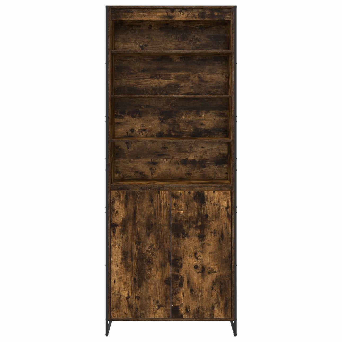 Magas szekrények Füstös tölgy 79 x 36 x 200 cm Szerelt Fa
