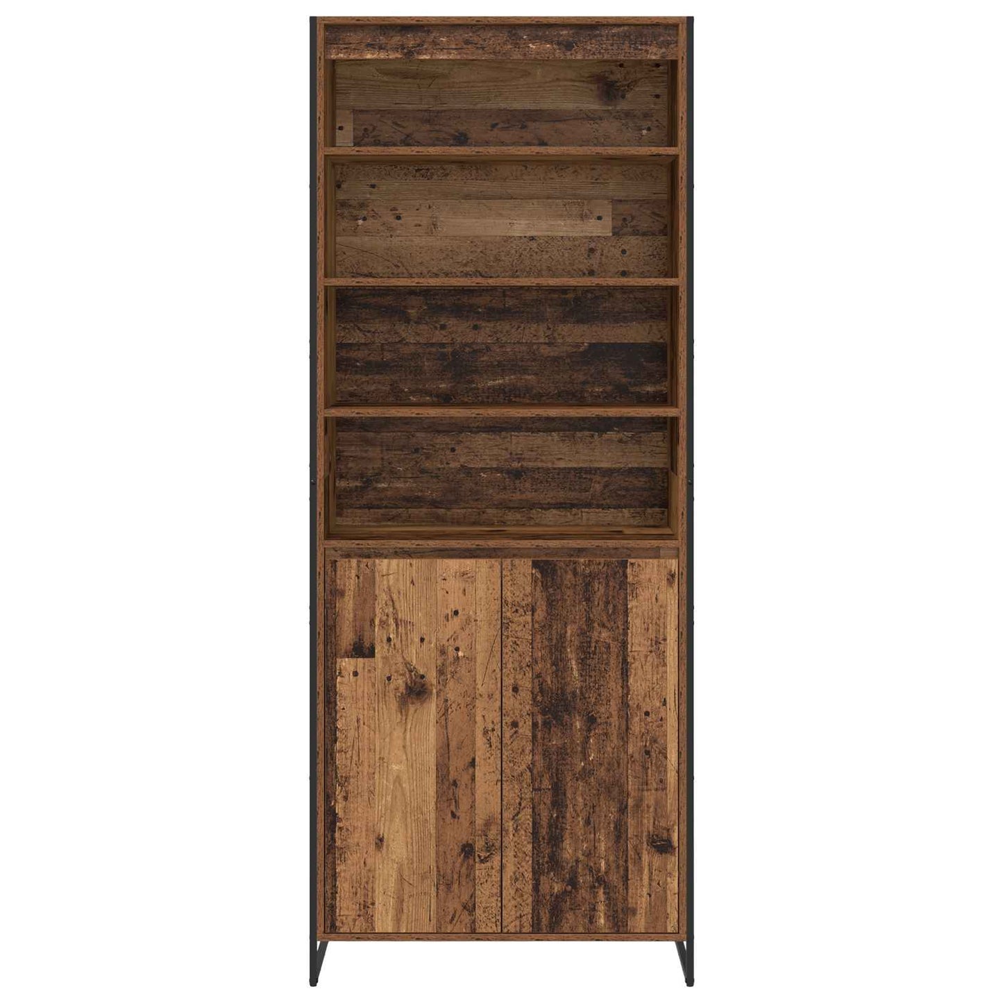 Magas szekrények Öreg fa 79 x 36 x 200 cm Szerelt Fa