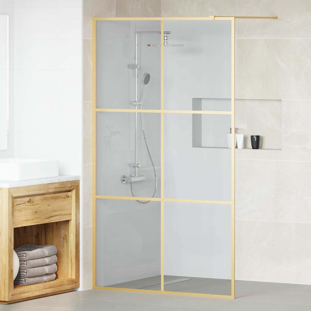 Walk-in zuhanyfal Arany 115 x 195 cm edzett üveg
