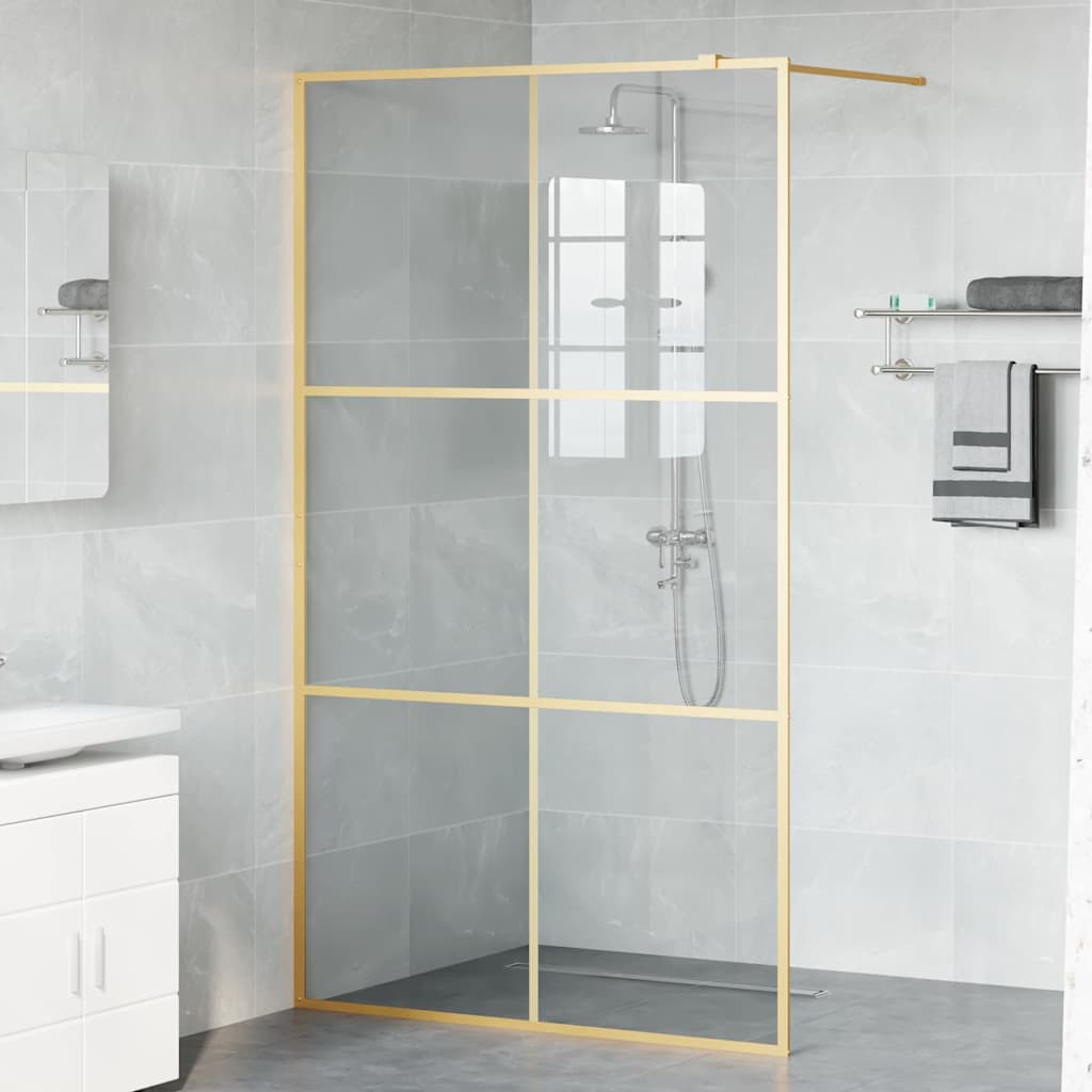Walk-in zuhanyfal Arany 115 x 195 cm edzett üveg