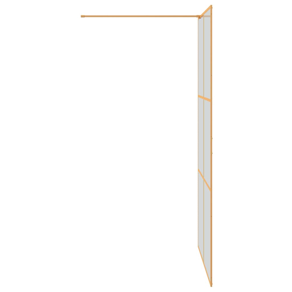 Walk-in zuhanyfal Arany 115 x 195 cm edzett üveg