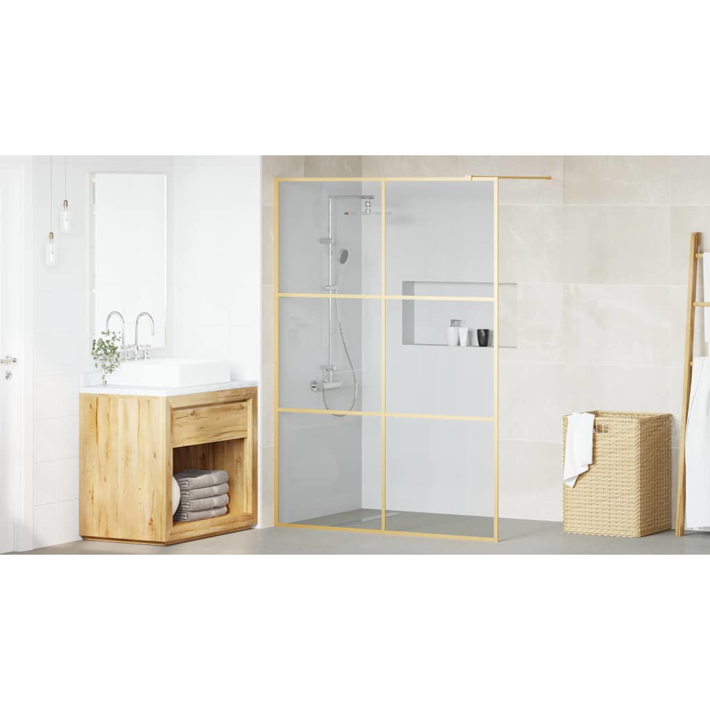 Walk-in zuhanyfal Arany 140 x 195 cm edzett üveg