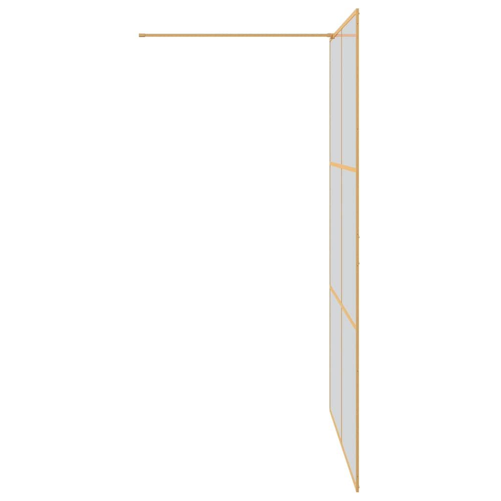 Walk-in zuhanyfal Arany 140 x 195 cm edzett üveg