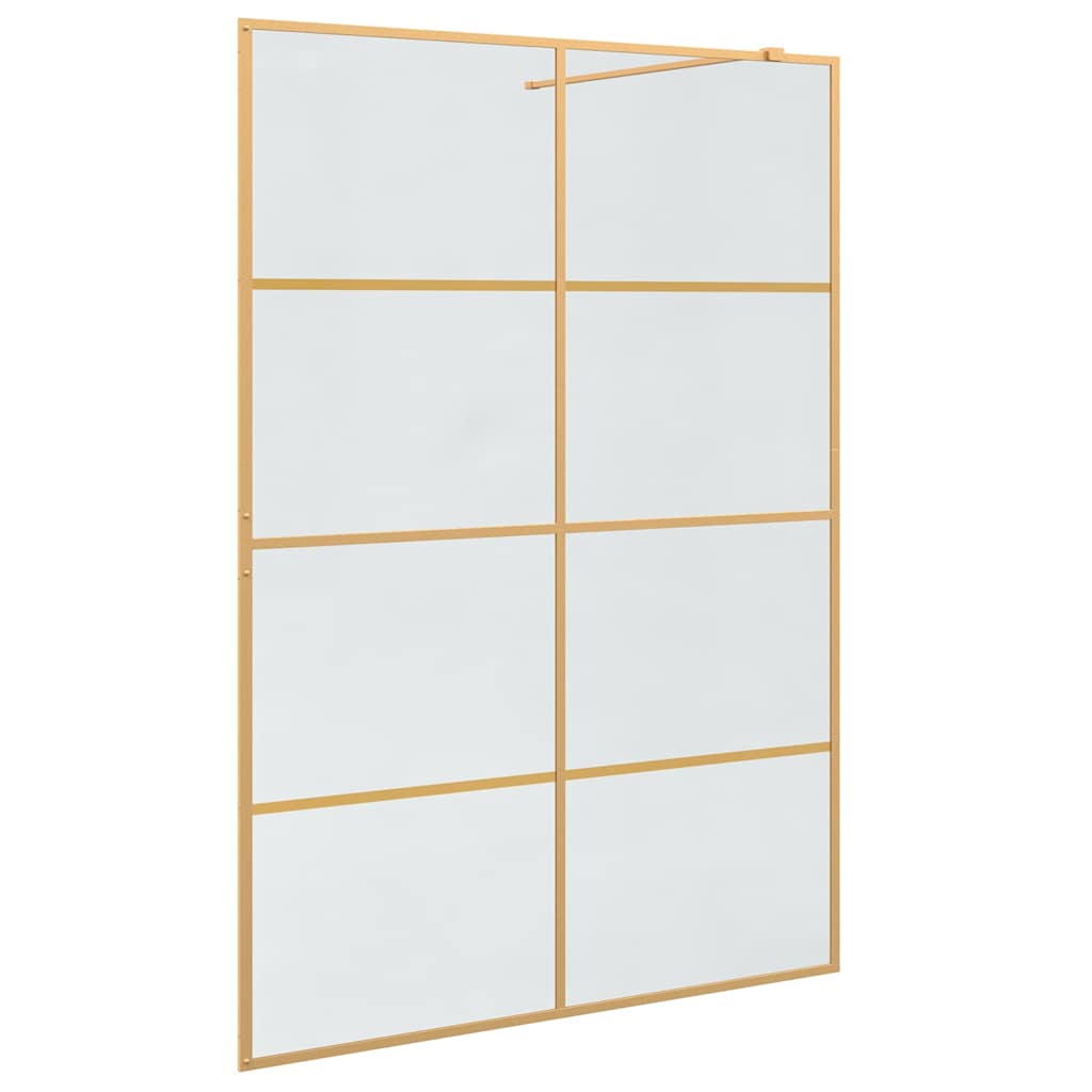 Walk-in zuhanyfal Arany 140 x 195 cm edzett üveg