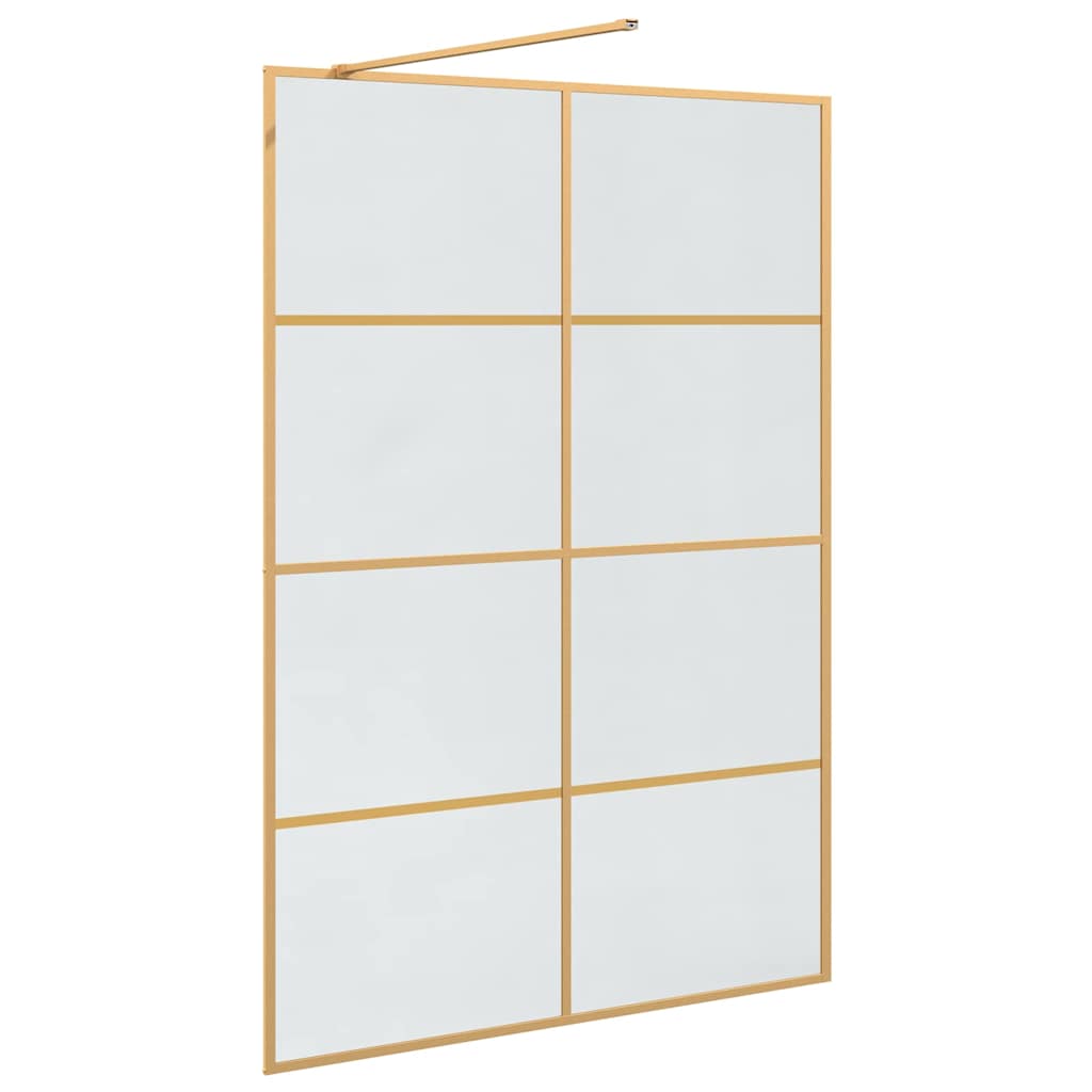 Walk-in zuhanyfal Arany 140 x 195 cm edzett üveg