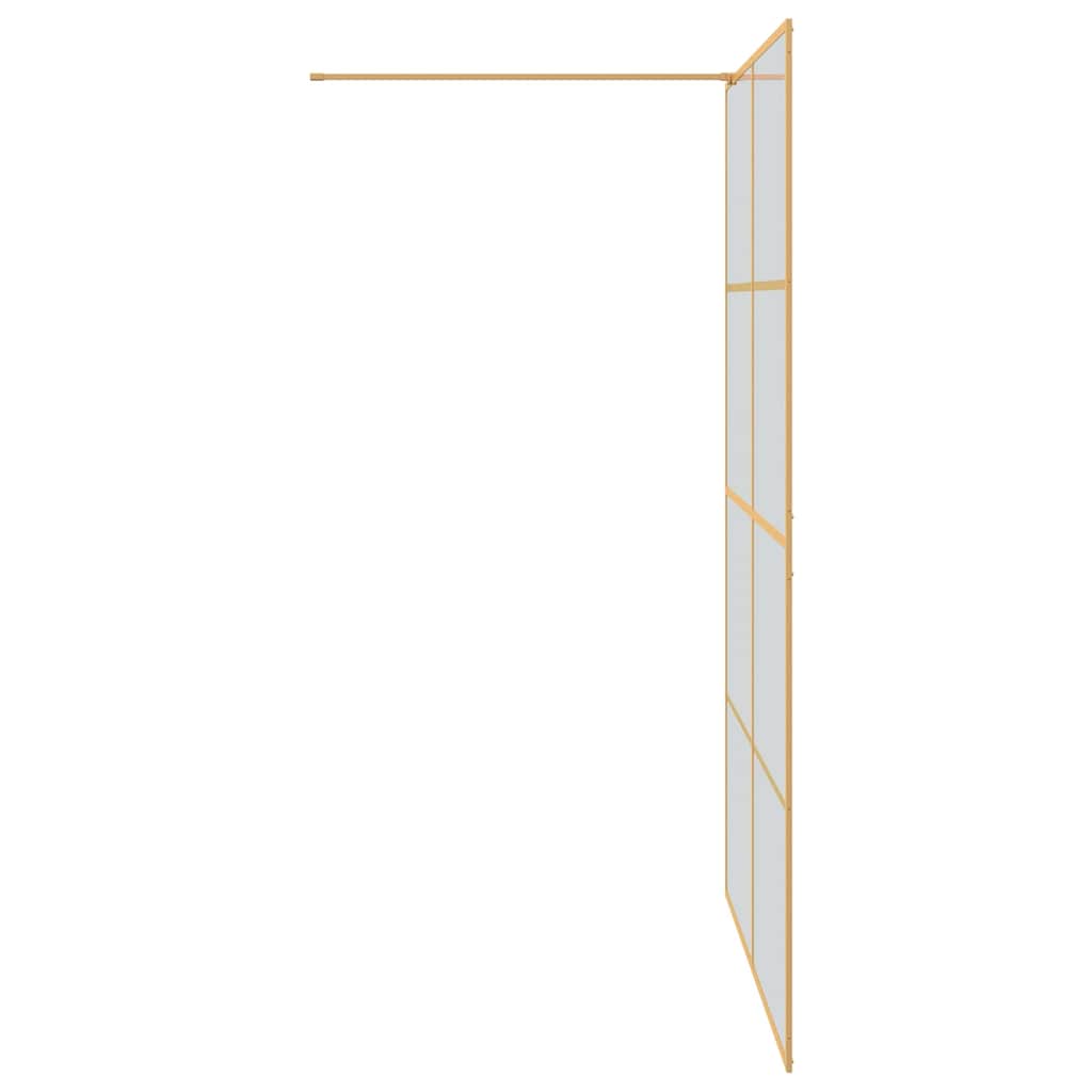 Walk-in zuhanyfal Arany 140 x 195 cm edzett üveg
