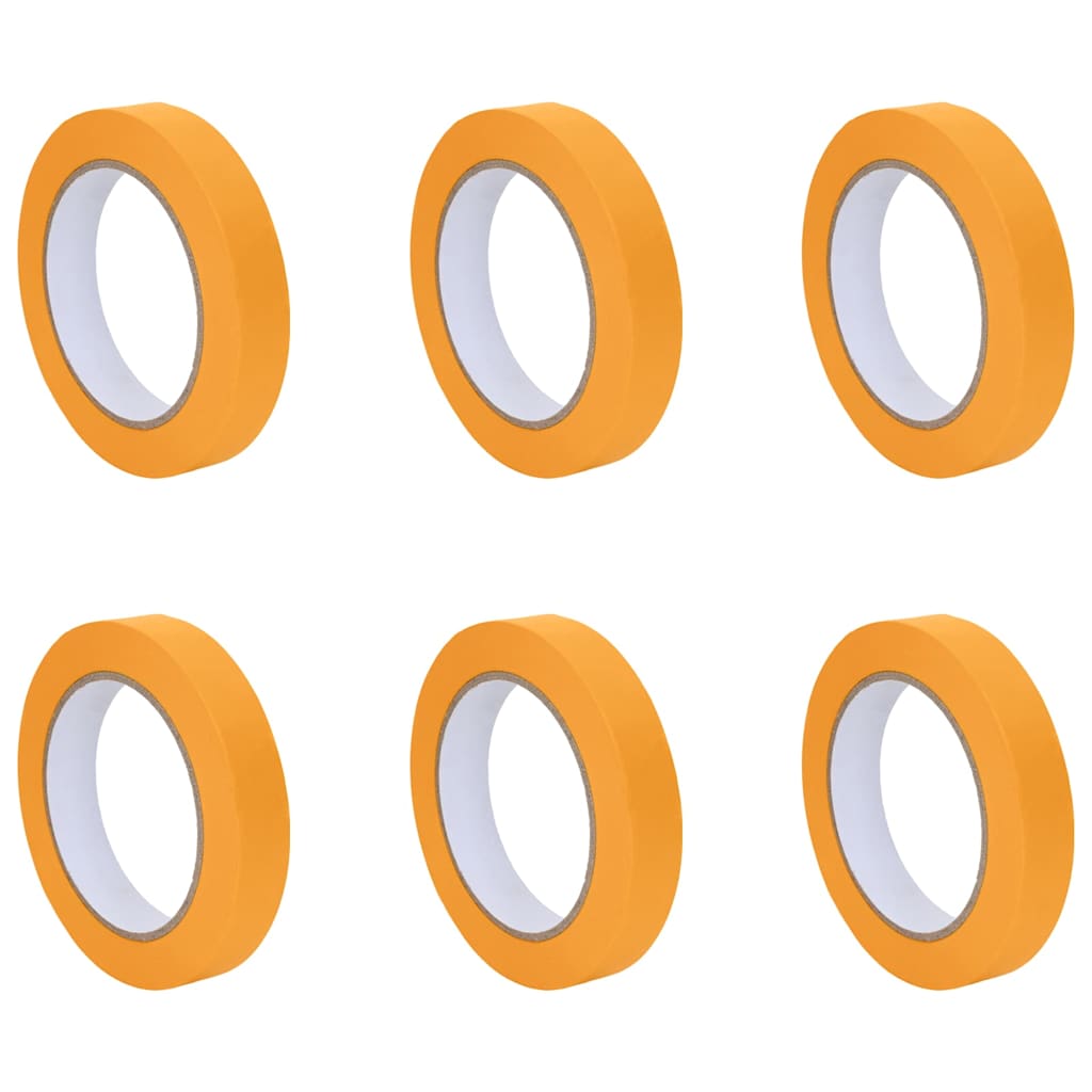Festő Maszkoló Szalagok 6 pcs Sárga 19mm x 50m Papír