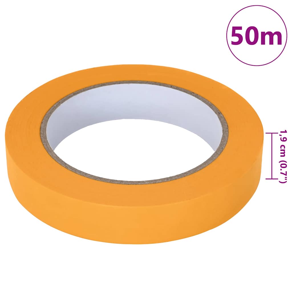 Festő Maszkoló Szalagok 6 pcs Sárga 19mm x 50m Papír
