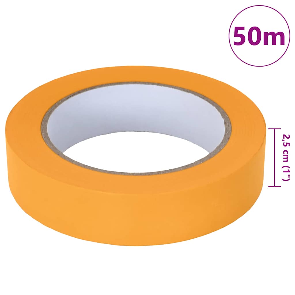 Festő Maszkoló Szalagok 24 pcs Sárga 25mm x 50m Papír