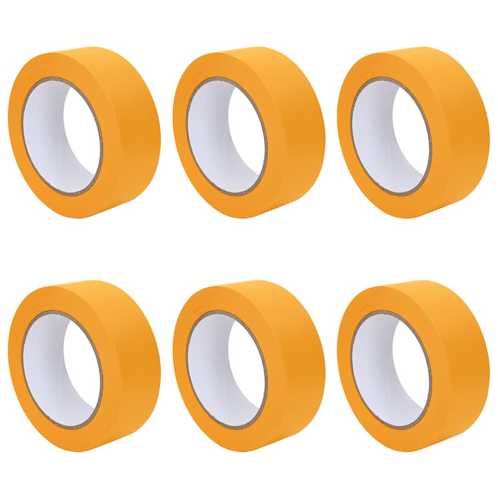 Festő Maszkoló Szalagok 6 pcs Sárga 38mm x 50m Papír
